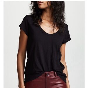 Velvet by Graham & Spencer Black Short Sleeve Original  T-shirt